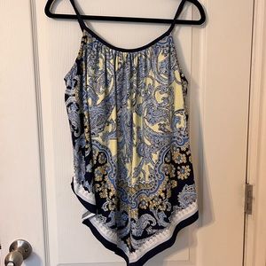 Soma Paisley print scarf hem Cami top XXL